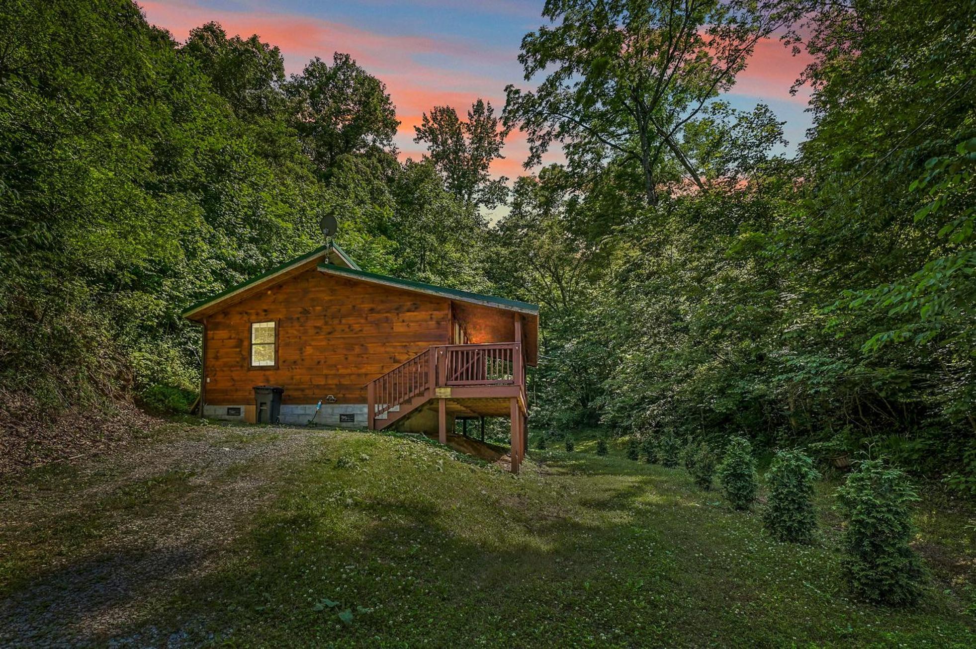 Smoky Mountains Hut Tub Cabin Dog Friendly Sevierville Buitenkant foto